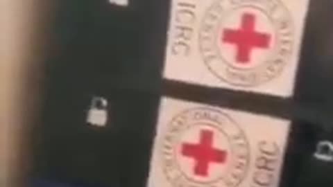 Red Cross & Containers Full of Cash