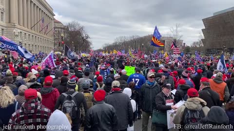 January 6th - Marching to the Capitol Part 3 - PEACEFUL!