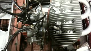 Starting of Berkeley 2 Cylinder 2 Stroke Car Engine