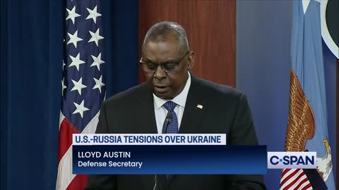 Lloyd Austin: "Conflict is not inevitable. There is still time and space for diplomacy."
