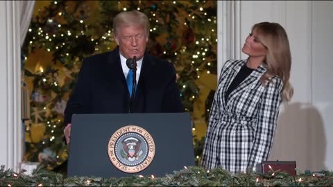 President Trump Attends the 2022 National Christmas Tree Lighting