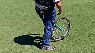 Learning how to ride a unicycle