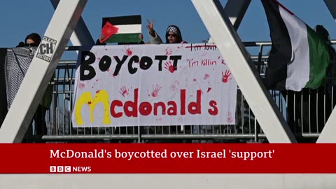 McDonald's CEO warns of hit from boycotts | BBC News