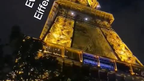 Eiffel Tower: Charming Evening View❤️#shorts #travel #viral