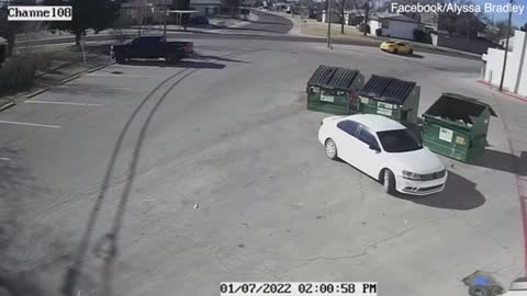 Footage captures moment a mother tosses newborn baby into a dumpster