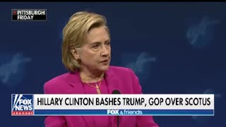 Hillary warns Trump's SCOTUS pick is attempt to 'take us back to the 1850s'