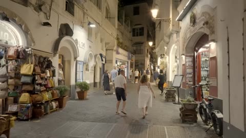 Amalfi, Italy Summer Nights Red District Hot and Sexy Girls and Nights
