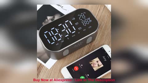 ☄️ Yayusi Wireless Bluetooth Speaker Wireless Mini Mobile Alarm Clock Small Audio Computer Car