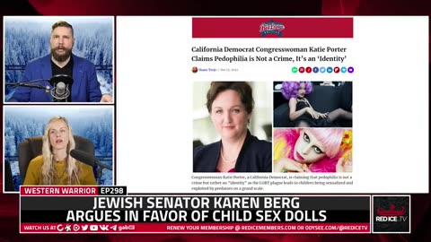 Jewish Democrat promotes child sex dolls for pedos