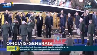 Brazil 12.1.2022 Military recognizes the true President Bolsonaro