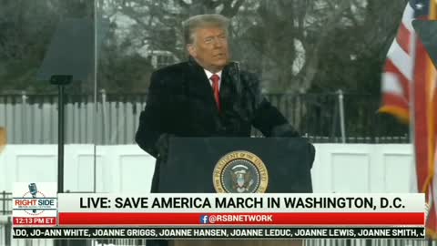 EXPLOSIONS of BULLSHIT President Trump at SAVE AMERICA MARCH Washington DC
