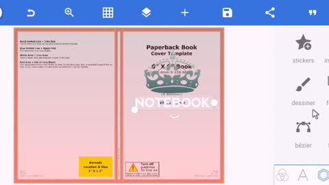 Notebook design in 5 minutes phone only