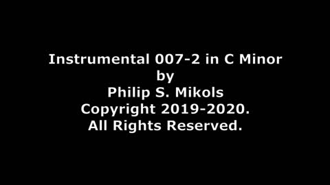 Instrumental 007-2 in C Minor