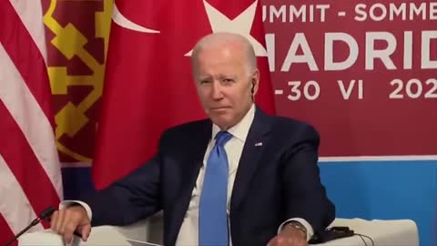 Biden Stares Blankly Ahead as He AGAIN Refuses to Answer Questions