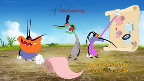 Oggy and the Legend of Excalibur|| Oggy and the cockroaches cartoon||