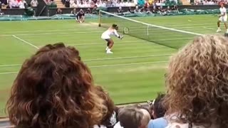 Serena Williams and Andy Murray Doubles at Wimbledon 2019
