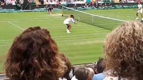 Serena Williams and Andy Murray Doubles at Wimbledon 2019