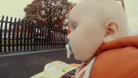 "Runaway baby" footage is adorably entertaining