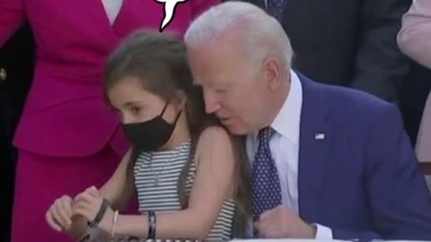 Creepy Joe Biden Back To Sniffing Little Kids Again