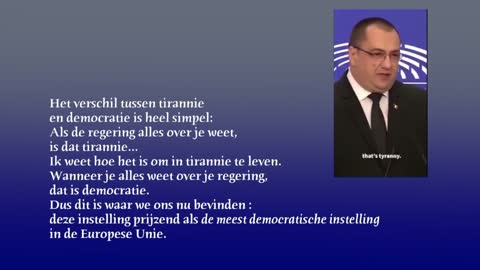 Cristian Terhez in het europees parlement - Nederl. OT