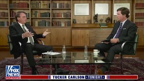 Bolsonaro explains to Tucker Carlson why he refused the Covid vaccine