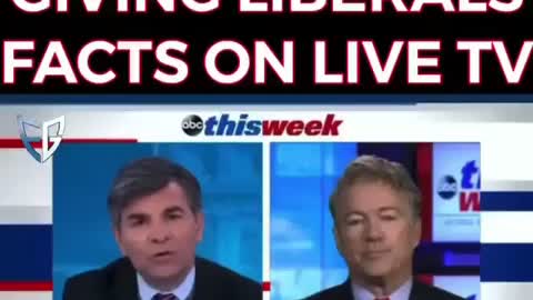 Rand Paul giving Liberals FACTS on Live TV!!!