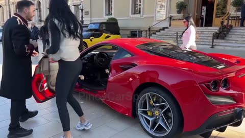 The Most Gorgeous Girls & Women Arrival with Luxurious Cars in Monaco 2023