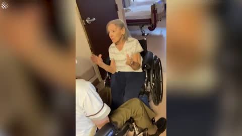 Married couple of 73 years reunite after spending a whole year apart