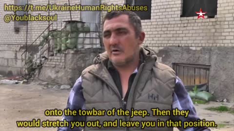 He was captured by Aidar nazis, put in a pit and tortured