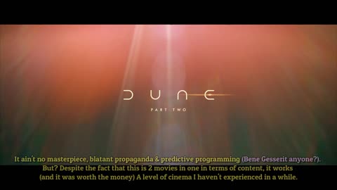 Some of the best Anti-Christ Propaganda since The Matrix (Dune Part Two - movie Recommendation)