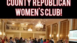 Thank You Greenville County Republican Women's Club for the Standing Ovation!