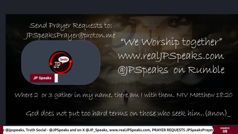 We Worship Together /w JP Speaks 03/08/2024