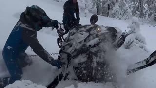 When the Snow Is Too Deep for a Snowmobile