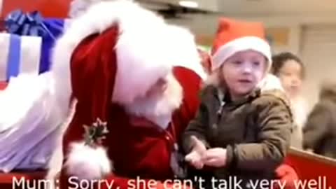 Santa knows how to talk to everyone