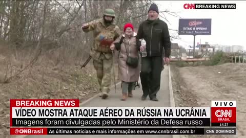 Video Shows Russian Air Strike in Ukraine | CNN SUNDAY