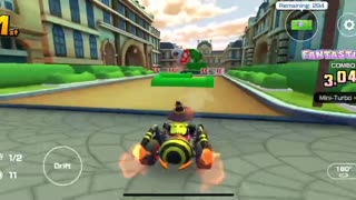 Mario Kart Tour - Paris Promenade 3T Gameplay