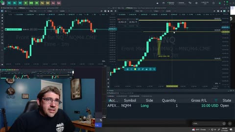 Live Day Trading NQ Futures (150k APEX Account) | Power Hour Recap: $879 Profit