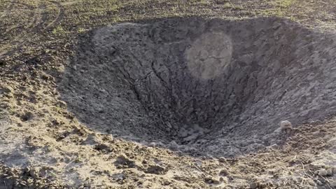 shell crater