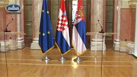 Hrvatska zastava u srpskoj skupštini: Jandroković u posjeti Beogradu