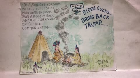 MAKAWEE INDIANS AVOID CENSORSHIP super patroitcartoonist