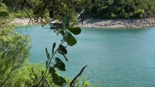 Secret swimming spot on Lake Travis