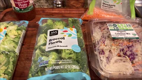 Broccoli, Coleslaw Mix, Carrots & Brussels Sprouts Sauté