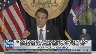 Gov. Cuomo Calls Police Who Refuse to Enforce His Insane Orders "Dictators"