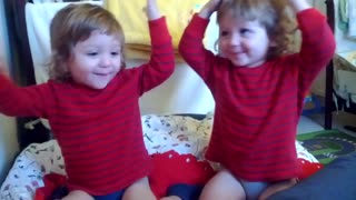 Twins Copying Each Other