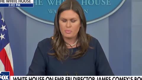 Sanders: One of Trump’s Greatest Achievements Will Go Down as Firing James Comey