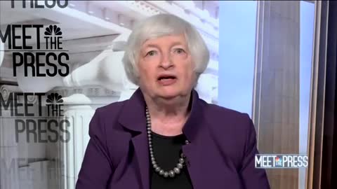 Treasury Secretary Janet Yellen says 2nd Quarter GDP expected to be negative.