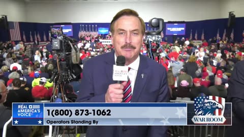 Mike Lindell Live From The Trump Rally In Green Bay, Wisconsin
