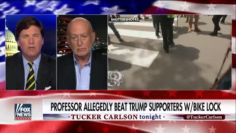 Tucker Destroys The Lawyer For AntiFa Professor Accused Of Attacking Trump Supporter With Bike Lock