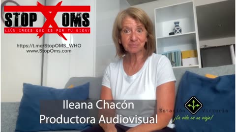 Ileana Chacón, productora audiovisual Digo STOP ❌ OMS