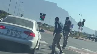 Footage of ‘dealer’ caught in hectic car chase